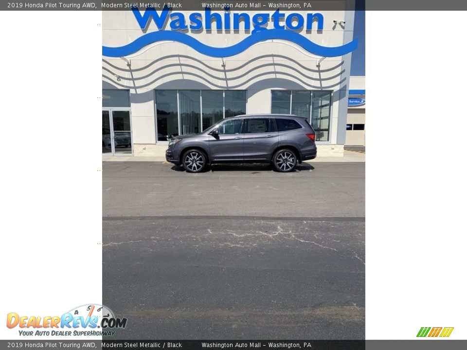 2019 Honda Pilot Touring AWD Modern Steel Metallic / Black Photo #1