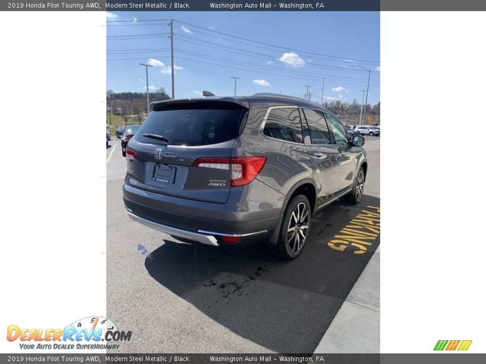 2019 Honda Pilot Touring AWD Modern Steel Metallic / Black Photo #5