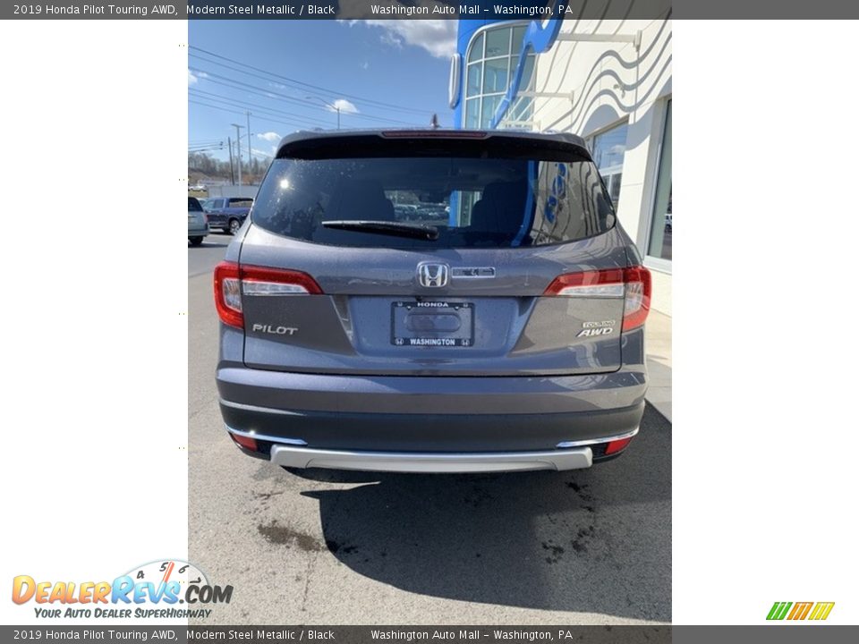 2019 Honda Pilot Touring AWD Modern Steel Metallic / Black Photo #6