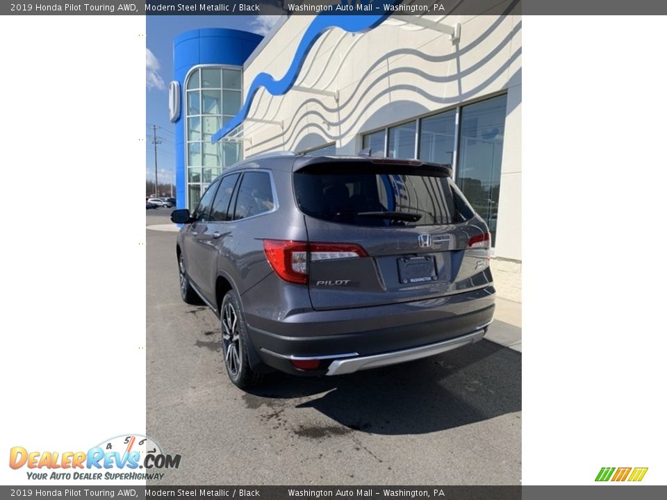 2019 Honda Pilot Touring AWD Modern Steel Metallic / Black Photo #7