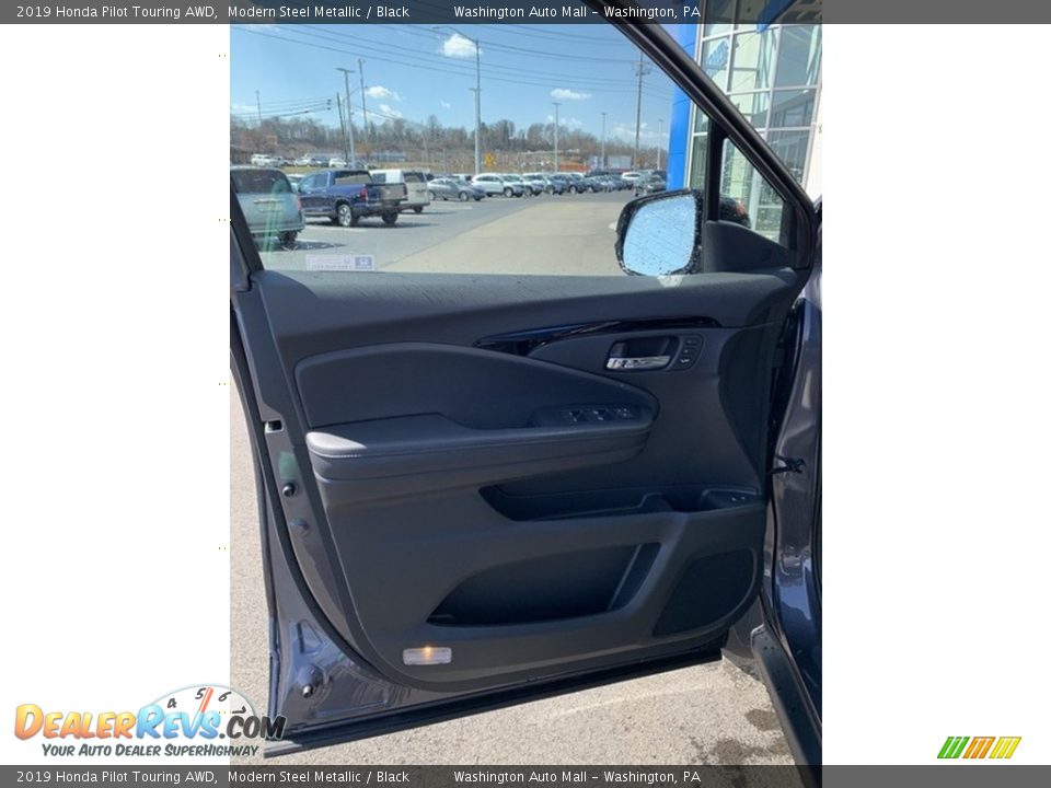 2019 Honda Pilot Touring AWD Modern Steel Metallic / Black Photo #8