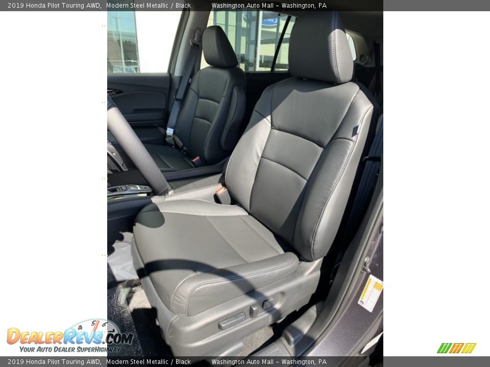 2019 Honda Pilot Touring AWD Modern Steel Metallic / Black Photo #12