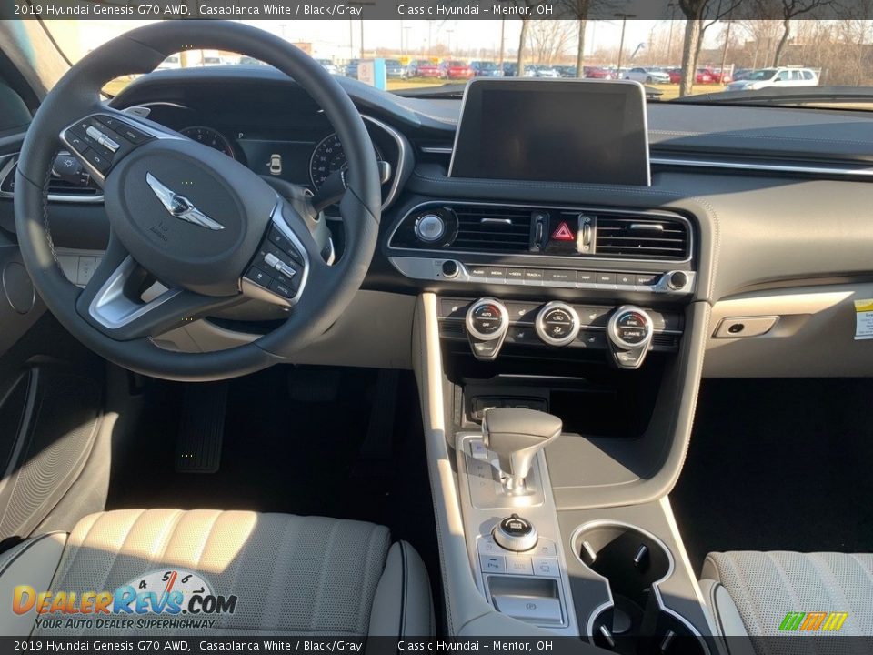 Dashboard of 2019 Hyundai Genesis G70 AWD Photo #7