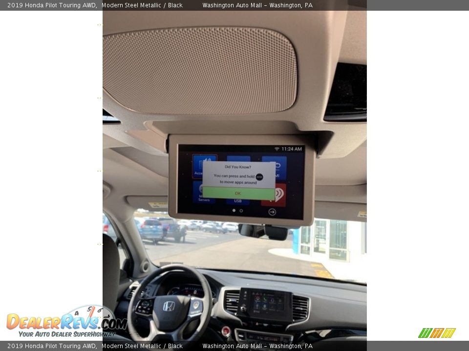 2019 Honda Pilot Touring AWD Modern Steel Metallic / Black Photo #31