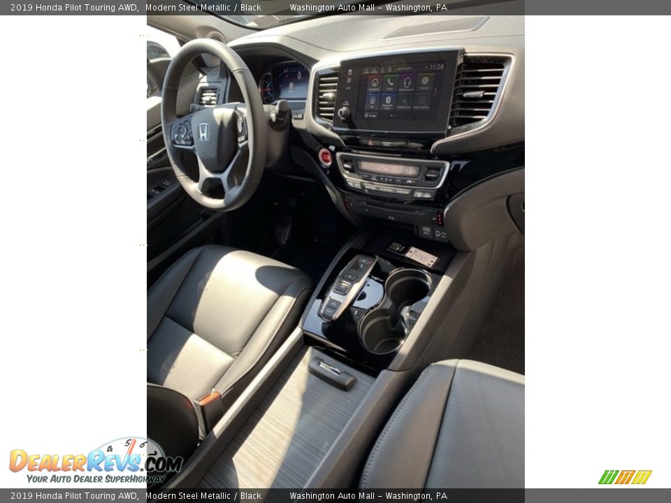 2019 Honda Pilot Touring AWD Modern Steel Metallic / Black Photo #34