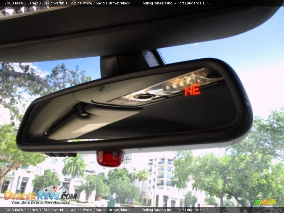 2008 BMW 3 Series 335i Convertible Alpine White / Saddle Brown/Black Photo #12