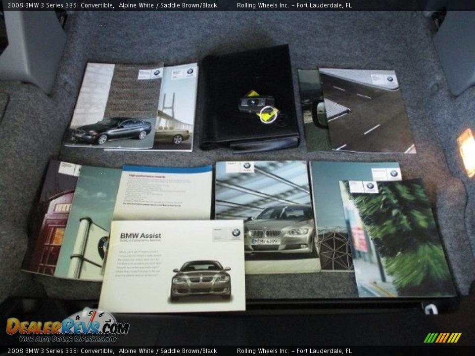 2008 BMW 3 Series 335i Convertible Alpine White / Saddle Brown/Black Photo #14