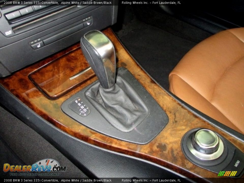 2008 BMW 3 Series 335i Convertible Alpine White / Saddle Brown/Black Photo #26