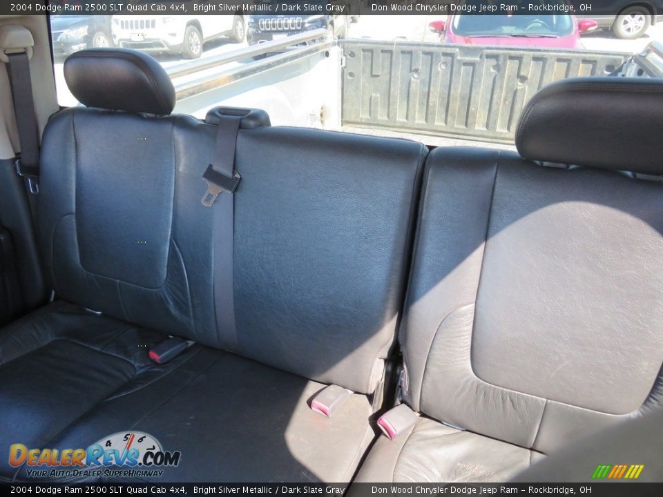 2004 Dodge Ram 2500 SLT Quad Cab 4x4 Bright Silver Metallic / Dark Slate Gray Photo #22
