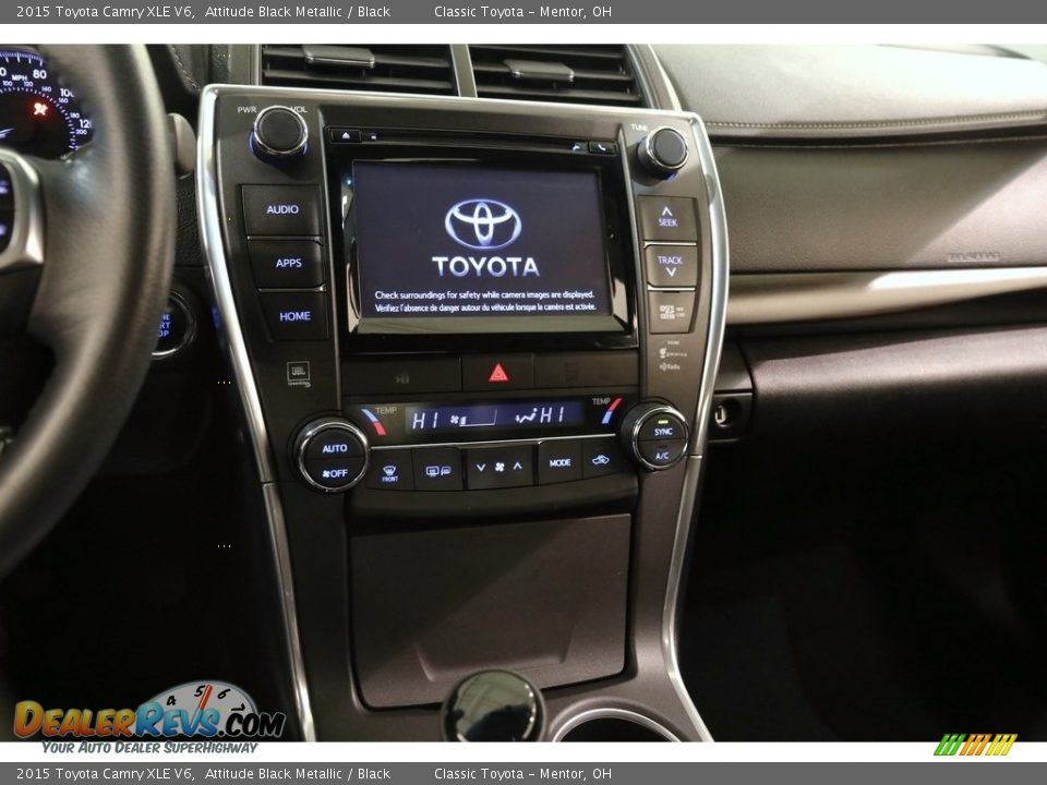 2015 Toyota Camry XLE V6 Attitude Black Metallic / Black Photo #9
