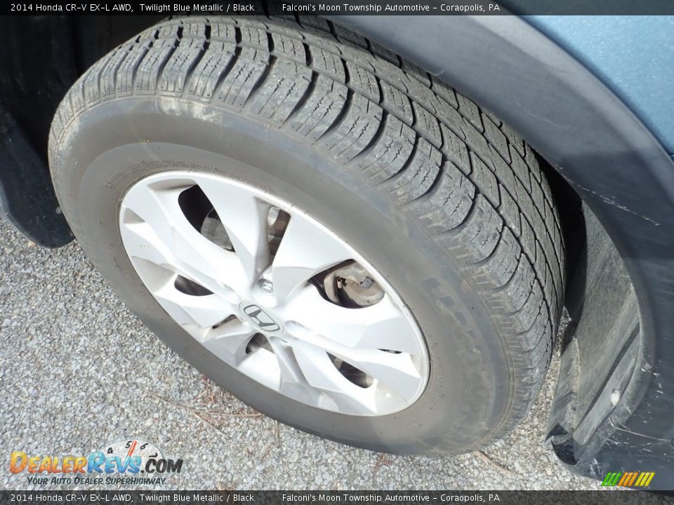 2014 Honda CR-V EX-L AWD Twilight Blue Metallic / Black Photo #5