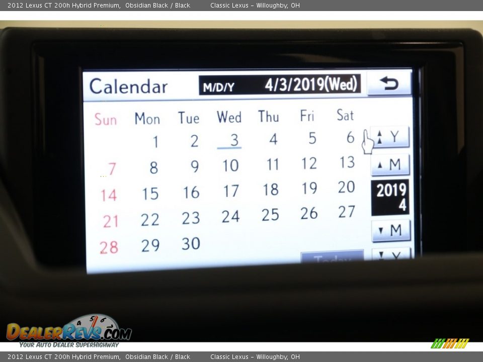 2012 Lexus CT 200h Hybrid Premium Obsidian Black / Black Photo #16