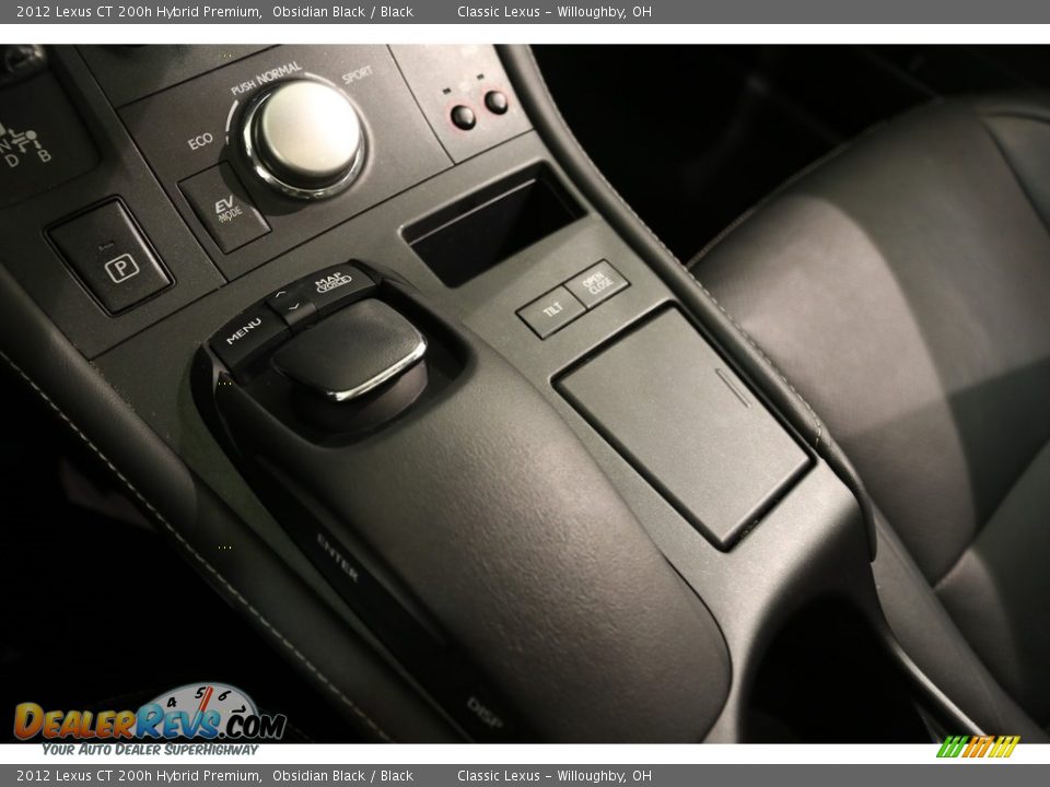 2012 Lexus CT 200h Hybrid Premium Obsidian Black / Black Photo #22