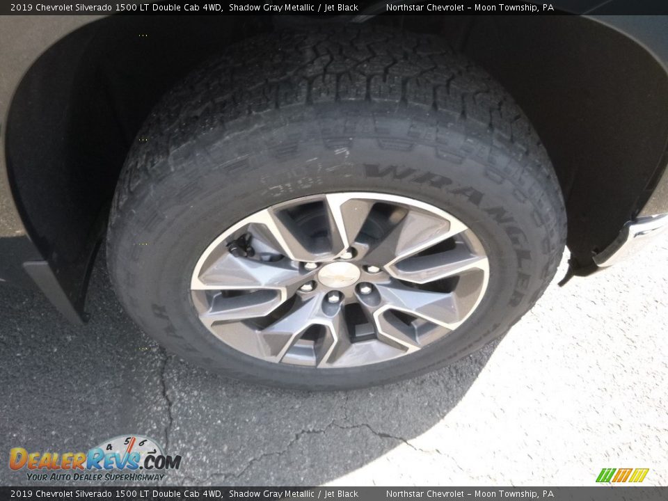 2019 Chevrolet Silverado 1500 LT Double Cab 4WD Shadow Gray Metallic / Jet Black Photo #9