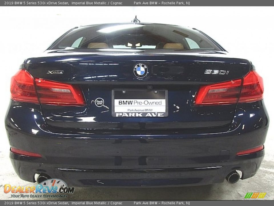 2019 BMW 5 Series 530i xDrive Sedan Imperial Blue Metallic / Cognac Photo #2