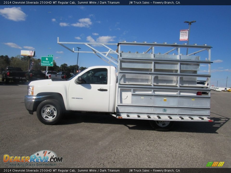 2014 Chevrolet Silverado 2500HD WT Regular Cab Summit White / Dark Titanium Photo #2