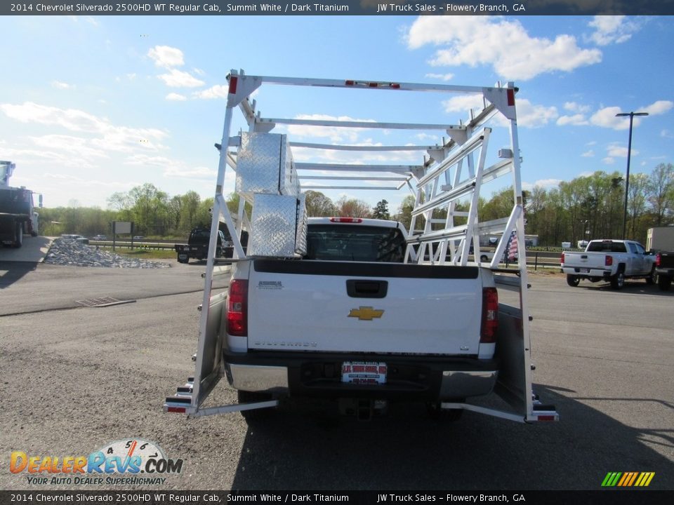 2014 Chevrolet Silverado 2500HD WT Regular Cab Summit White / Dark Titanium Photo #4