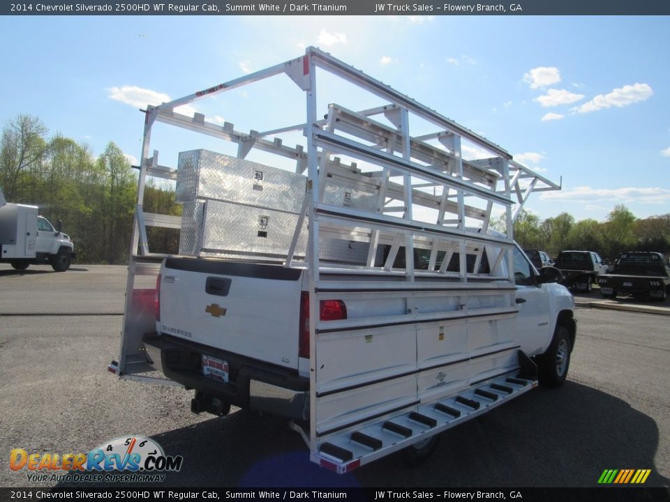 2014 Chevrolet Silverado 2500HD WT Regular Cab Summit White / Dark Titanium Photo #5