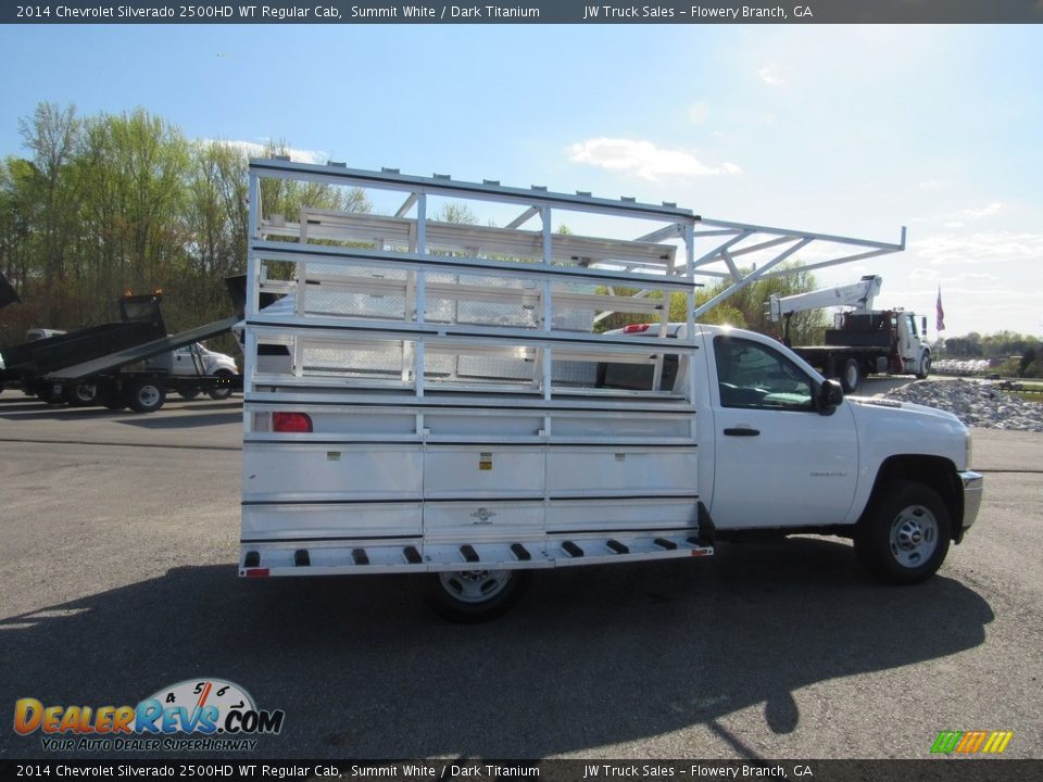 2014 Chevrolet Silverado 2500HD WT Regular Cab Summit White / Dark Titanium Photo #6