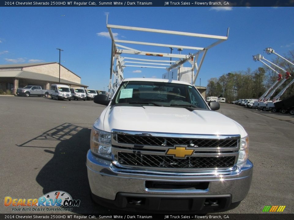 2014 Chevrolet Silverado 2500HD WT Regular Cab Summit White / Dark Titanium Photo #8