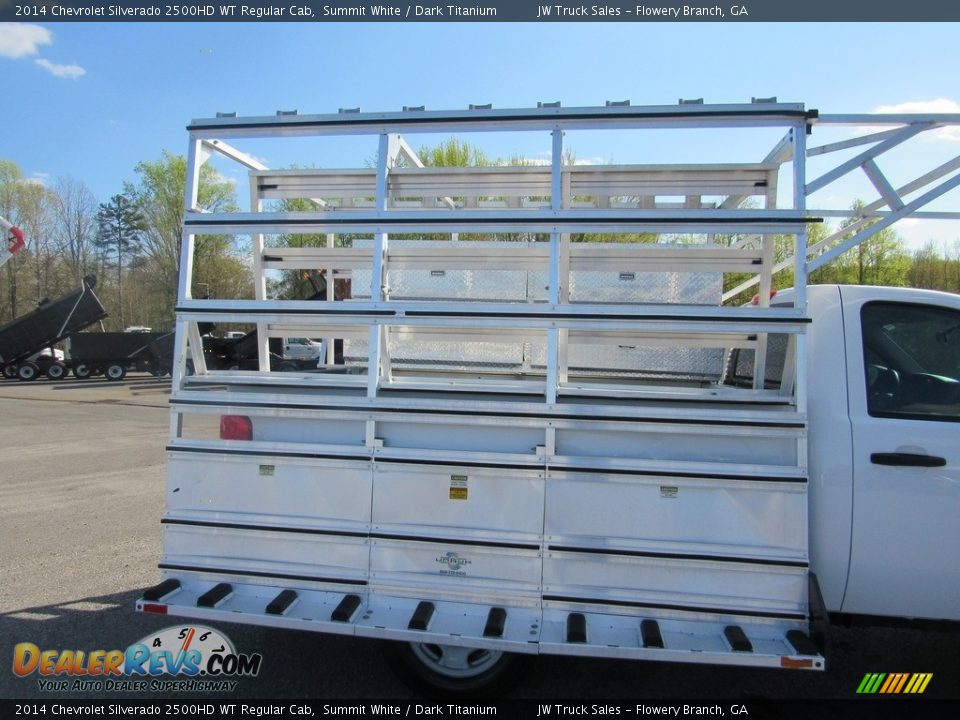 2014 Chevrolet Silverado 2500HD WT Regular Cab Summit White / Dark Titanium Photo #9