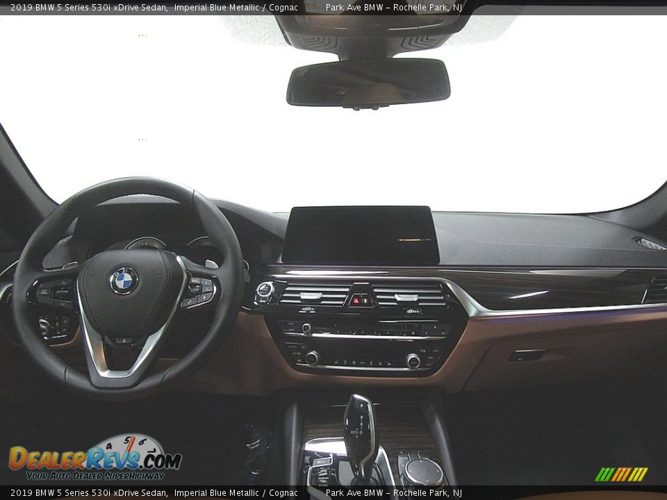 2019 BMW 5 Series 530i xDrive Sedan Imperial Blue Metallic / Cognac Photo #21