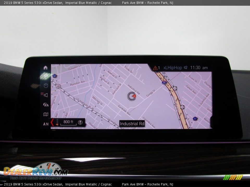 2019 BMW 5 Series 530i xDrive Sedan Imperial Blue Metallic / Cognac Photo #24