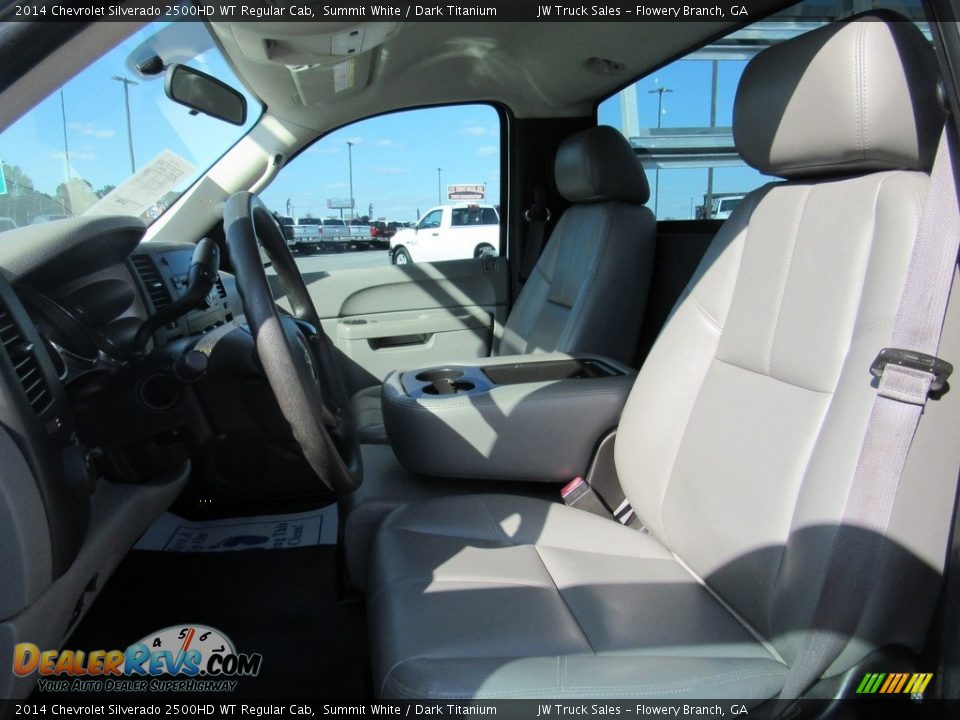 2014 Chevrolet Silverado 2500HD WT Regular Cab Summit White / Dark Titanium Photo #15