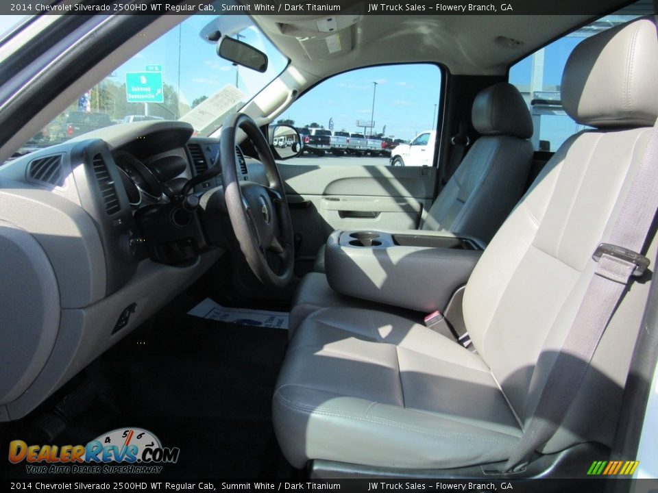2014 Chevrolet Silverado 2500HD WT Regular Cab Summit White / Dark Titanium Photo #16