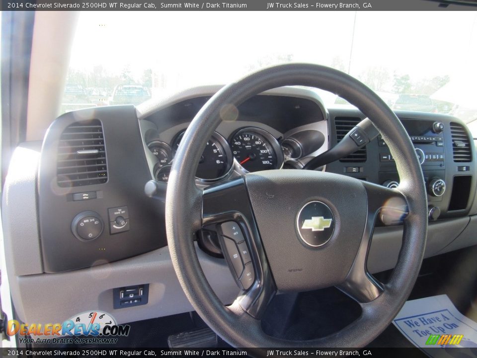 2014 Chevrolet Silverado 2500HD WT Regular Cab Summit White / Dark Titanium Photo #18