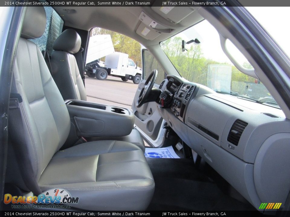 2014 Chevrolet Silverado 2500HD WT Regular Cab Summit White / Dark Titanium Photo #22