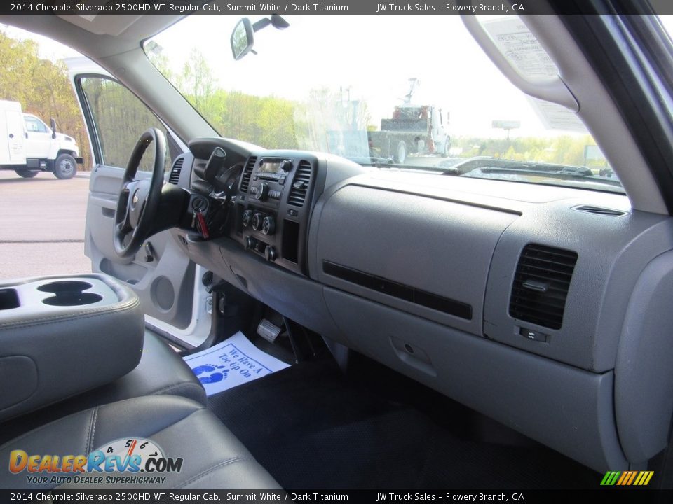 2014 Chevrolet Silverado 2500HD WT Regular Cab Summit White / Dark Titanium Photo #23