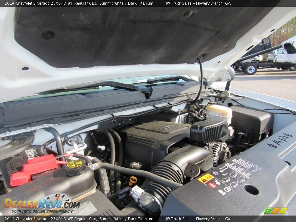 2014 Chevrolet Silverado 2500HD WT Regular Cab Summit White / Dark Titanium Photo #25
