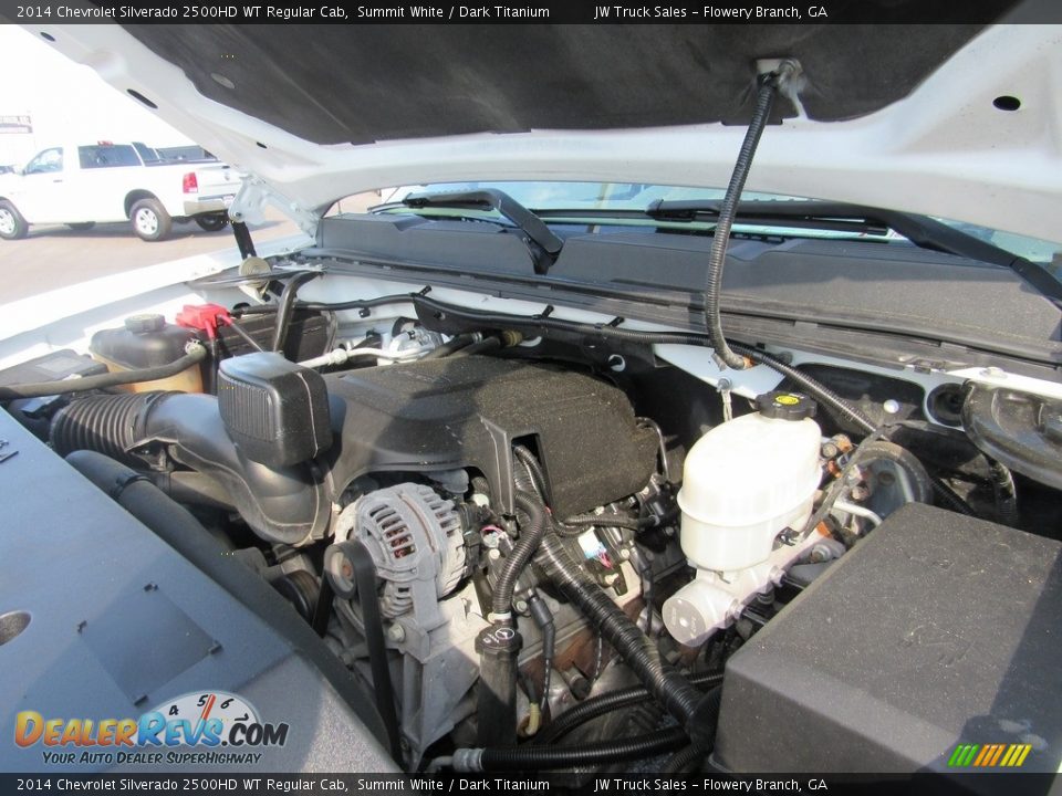 2014 Chevrolet Silverado 2500HD WT Regular Cab Summit White / Dark Titanium Photo #26