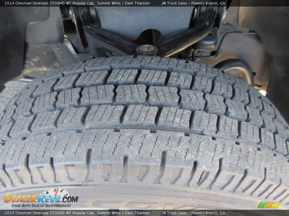 2014 Chevrolet Silverado 2500HD WT Regular Cab Summit White / Dark Titanium Photo #28