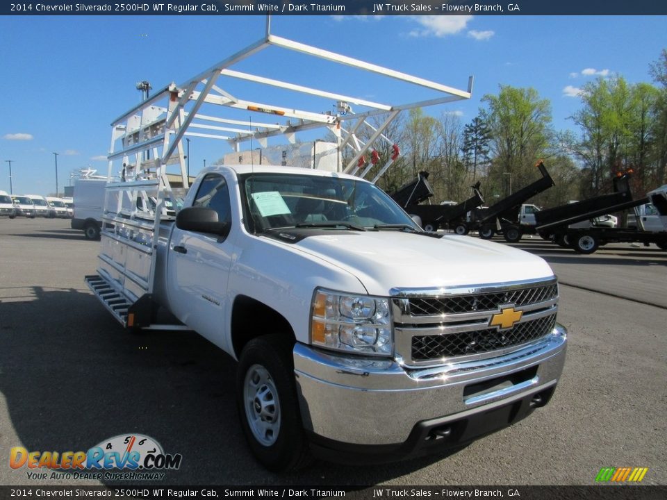 2014 Chevrolet Silverado 2500HD WT Regular Cab Summit White / Dark Titanium Photo #32