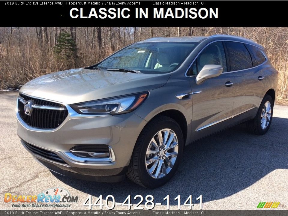2019 Buick Enclave Essence AWD Pepperdust Metallic / Shale/Ebony Accents Photo #1