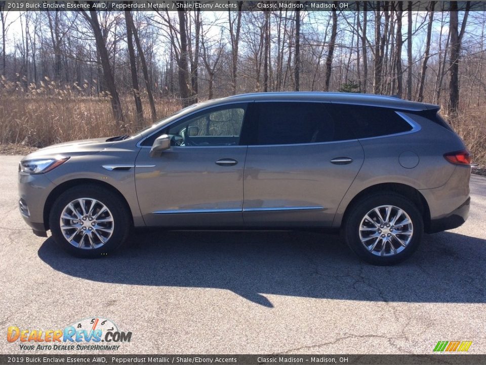 2019 Buick Enclave Essence AWD Pepperdust Metallic / Shale/Ebony Accents Photo #3