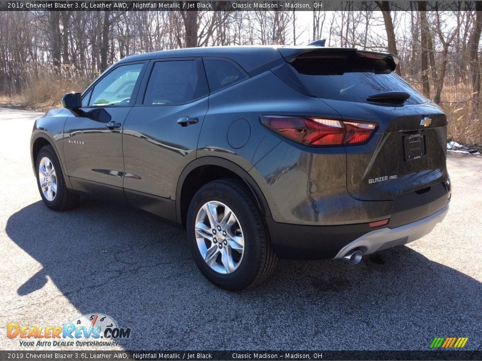 2019 Chevrolet Blazer 3.6L Leather AWD Nightfall Metallic / Jet Black Photo #4