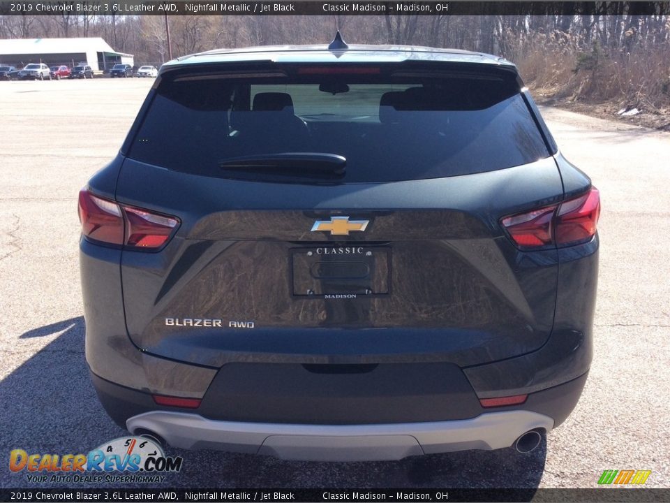 2019 Chevrolet Blazer 3.6L Leather AWD Nightfall Metallic / Jet Black Photo #5