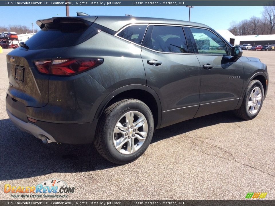 2019 Chevrolet Blazer 3.6L Leather AWD Nightfall Metallic / Jet Black Photo #6