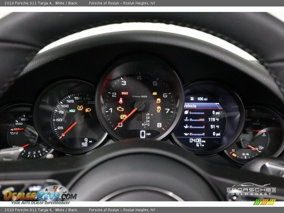 2019 Porsche 911 Targa 4 White / Black Photo #15