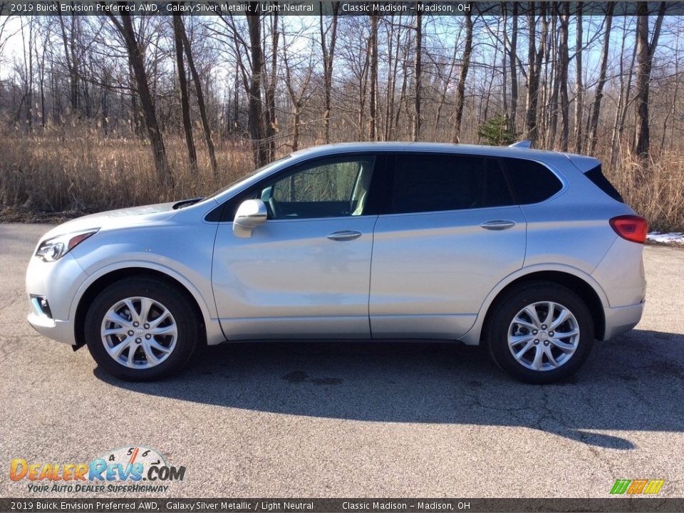2019 Buick Envision Preferred AWD Galaxy Silver Metallic / Light Neutral Photo #3