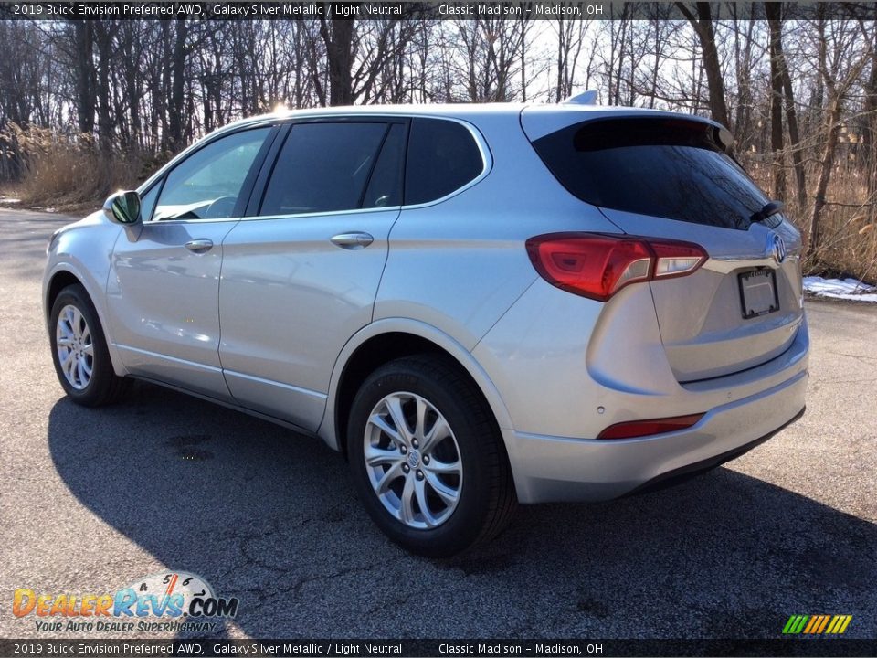 2019 Buick Envision Preferred AWD Galaxy Silver Metallic / Light Neutral Photo #4