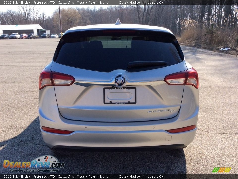 2019 Buick Envision Preferred AWD Galaxy Silver Metallic / Light Neutral Photo #5