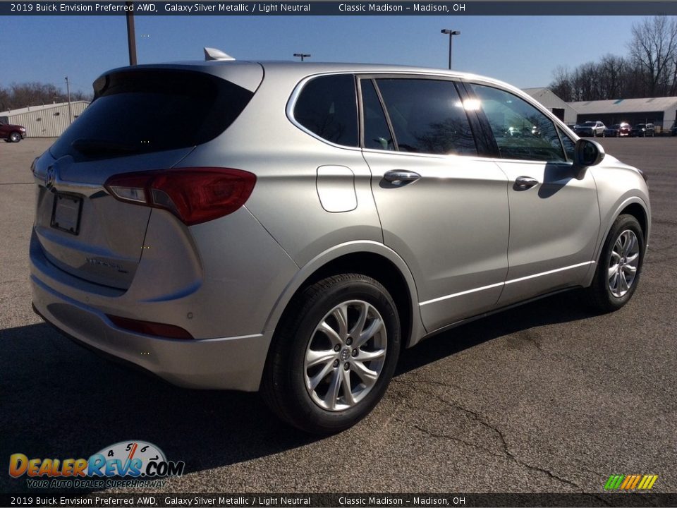 2019 Buick Envision Preferred AWD Galaxy Silver Metallic / Light Neutral Photo #6
