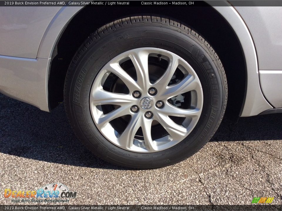 2019 Buick Envision Preferred AWD Galaxy Silver Metallic / Light Neutral Photo #7
