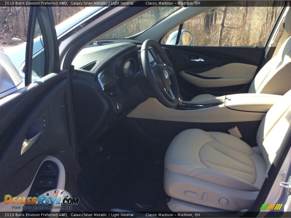 2019 Buick Envision Preferred AWD Galaxy Silver Metallic / Light Neutral Photo #9
