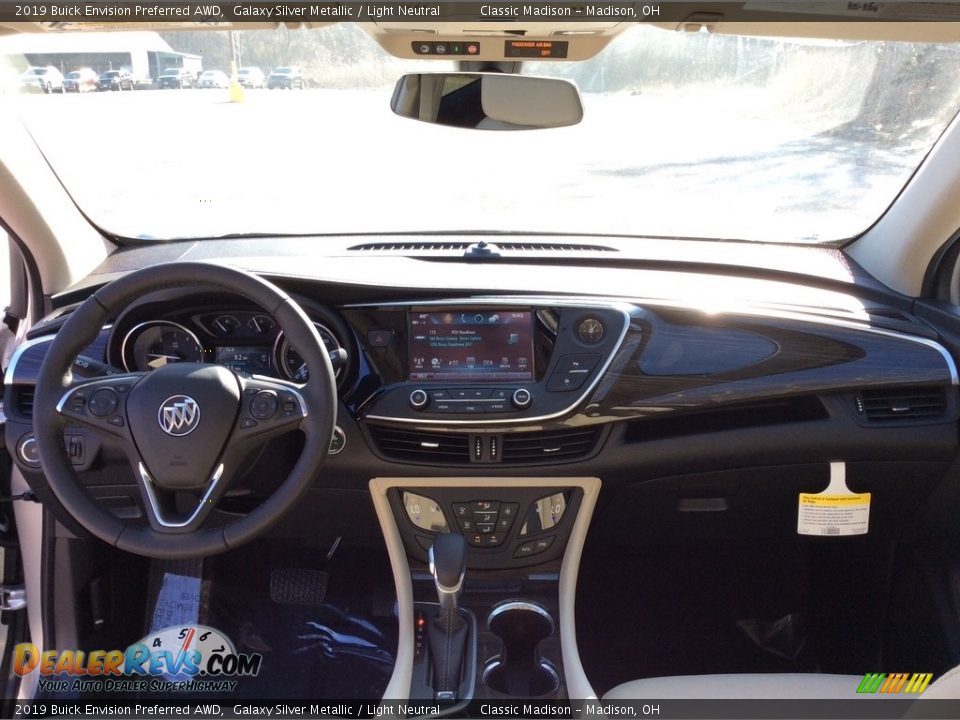 2019 Buick Envision Preferred AWD Galaxy Silver Metallic / Light Neutral Photo #11