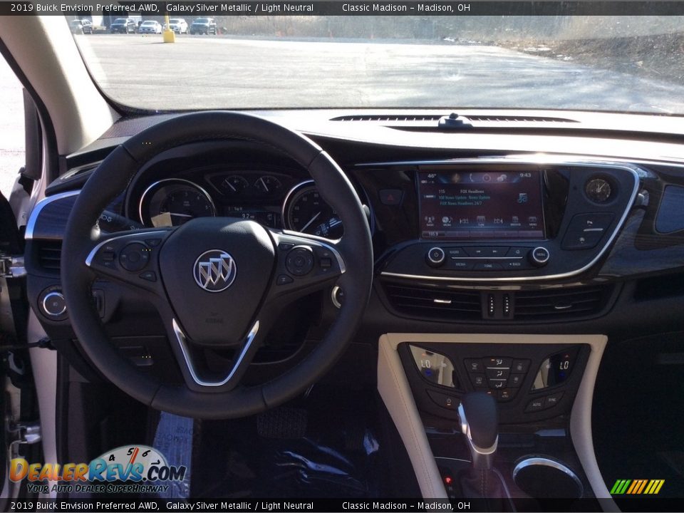 2019 Buick Envision Preferred AWD Galaxy Silver Metallic / Light Neutral Photo #12